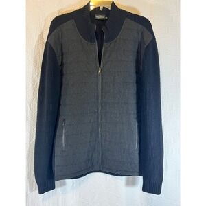 Rodd & Gunn Wool Blend Knit Sleeve Full Zip Jacket Sweater‎ Coat 2XL